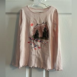 Carters pink long sleeve shirt